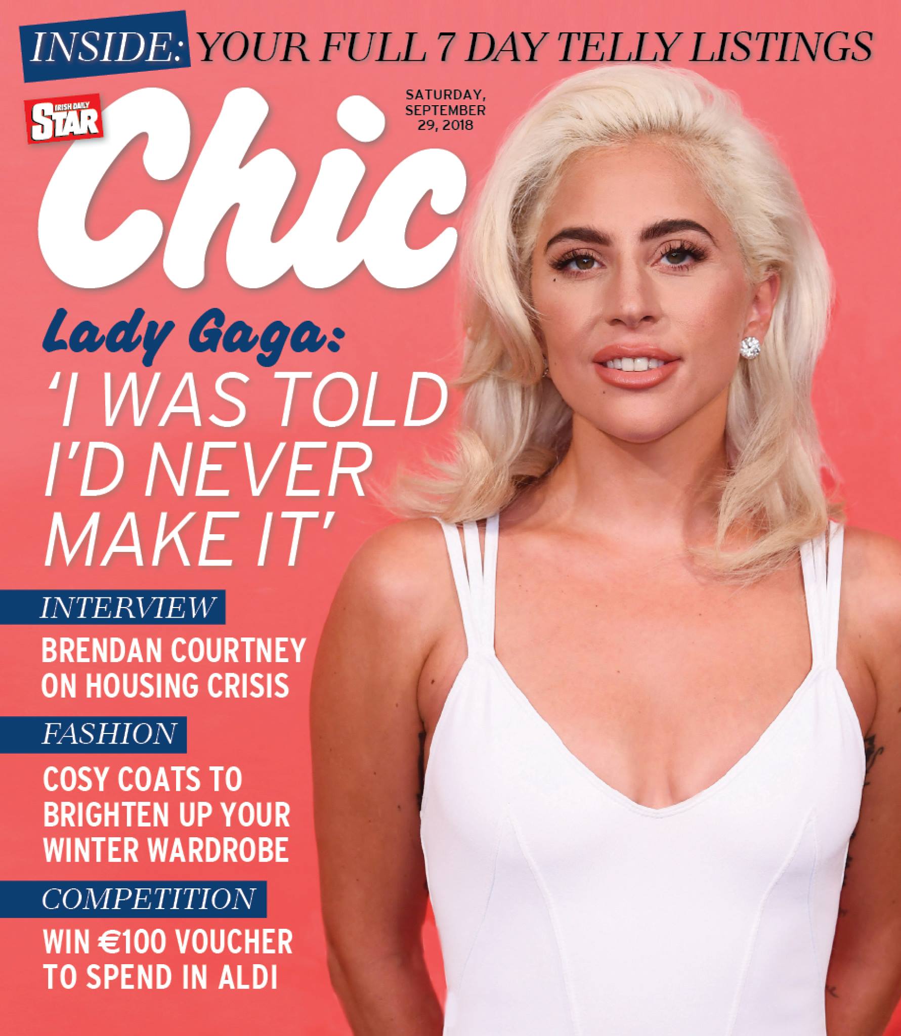CHIC magazine cover 29 September 2018