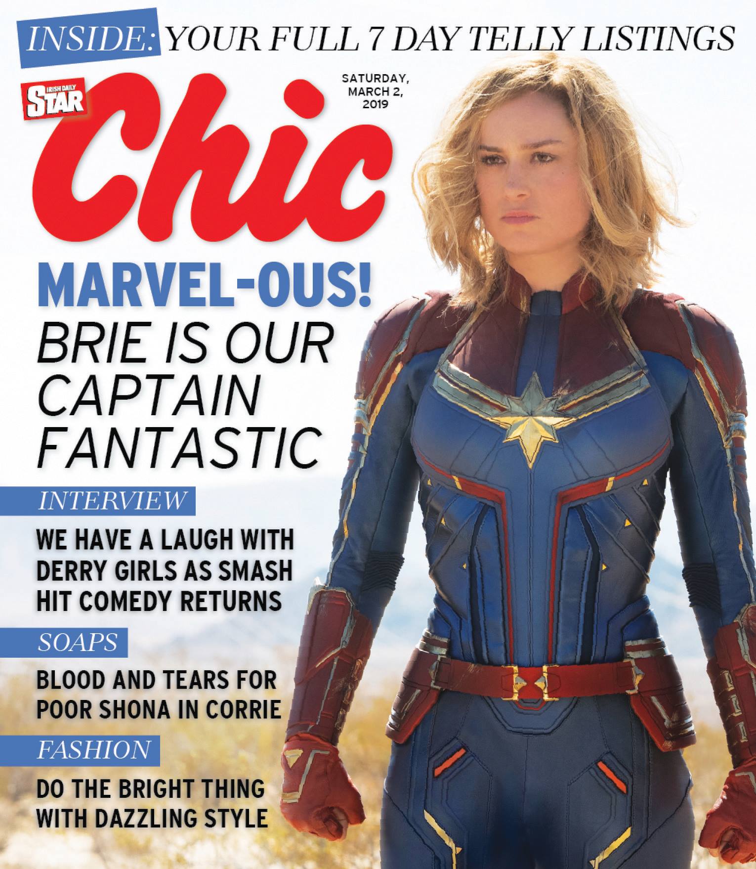 CHIC magazine cover 2 March 2019