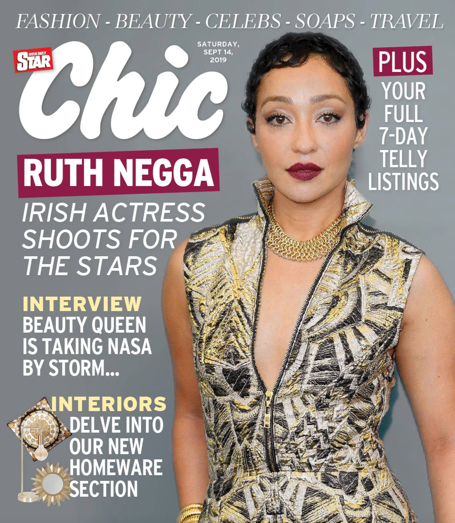 CHIC magazine cover 14 September 2019