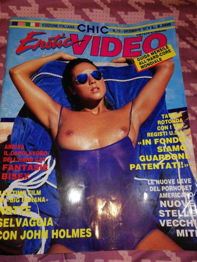 CHIC EROTIC VIDEO magazine cover  December 1987