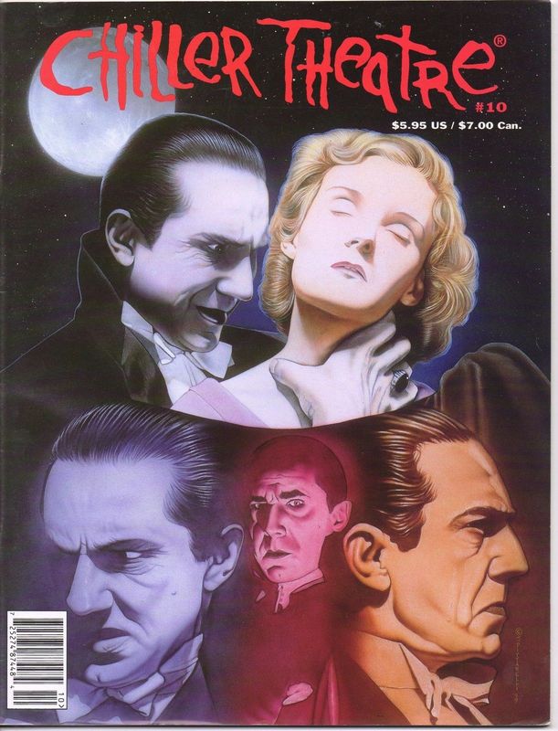 CHILLER THEATRE magazine side cover Issue 10  1998