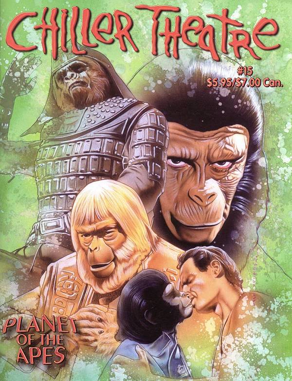 CHILLER THEATRE magazine side cover Issue 15  2001