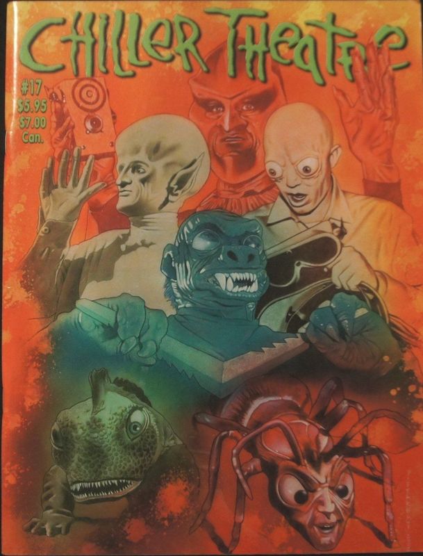 CHILLER THEATRE magazine side cover Issue 17  2002