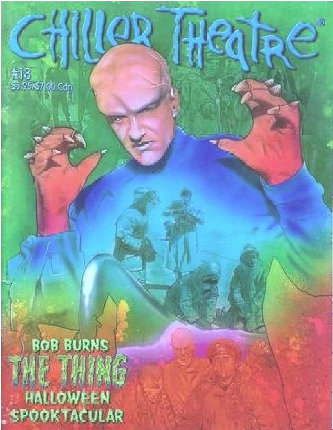 CHILLER THEATRE magazine side cover Issue 18  2003