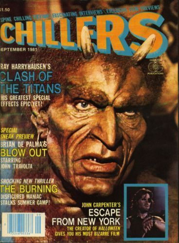CHILLERS magazine side cover Issue 2 September 1981
