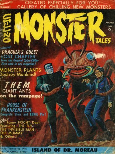 CHILLING MONSTER TALES magazine cover Issue 1 August 1966