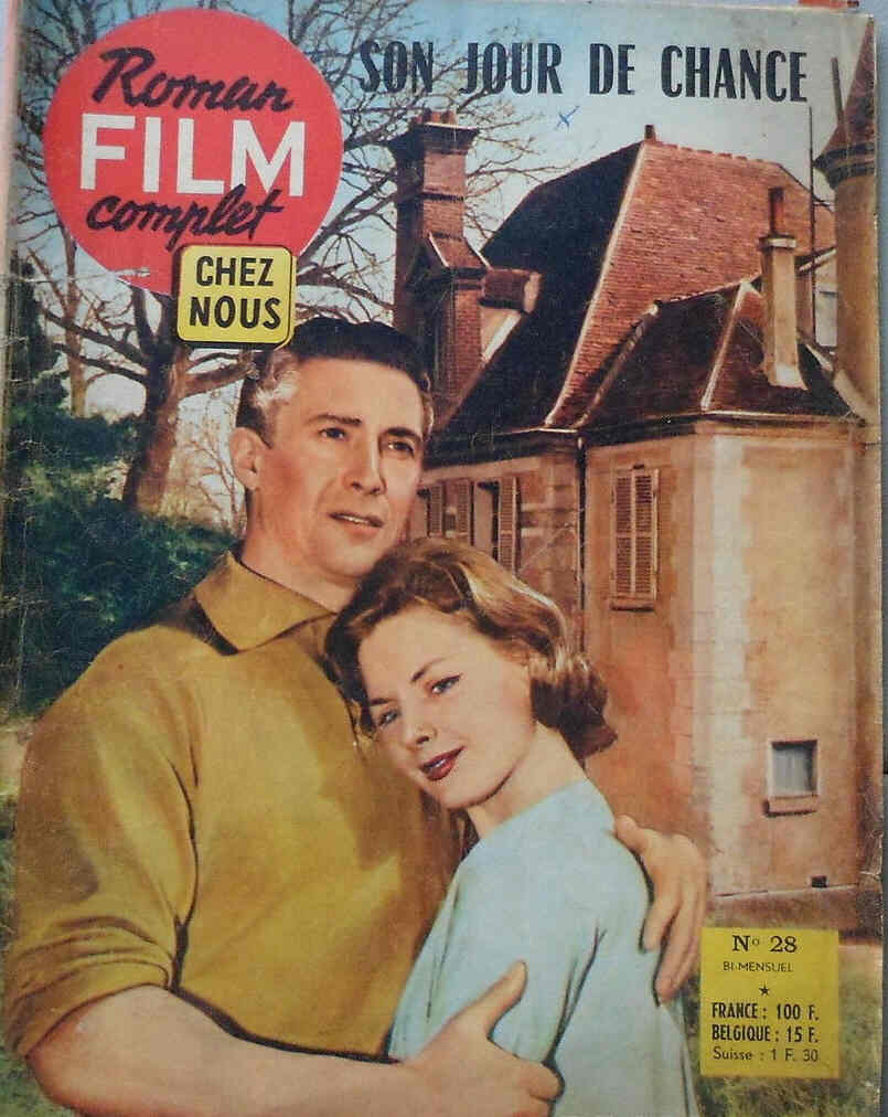 CHEZ NOUS ROMAN-FILM COMPLET magazine cover Issue 28  1959