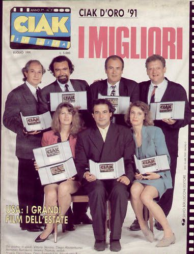 CIAK magazine side cover Issue 75 July 1991