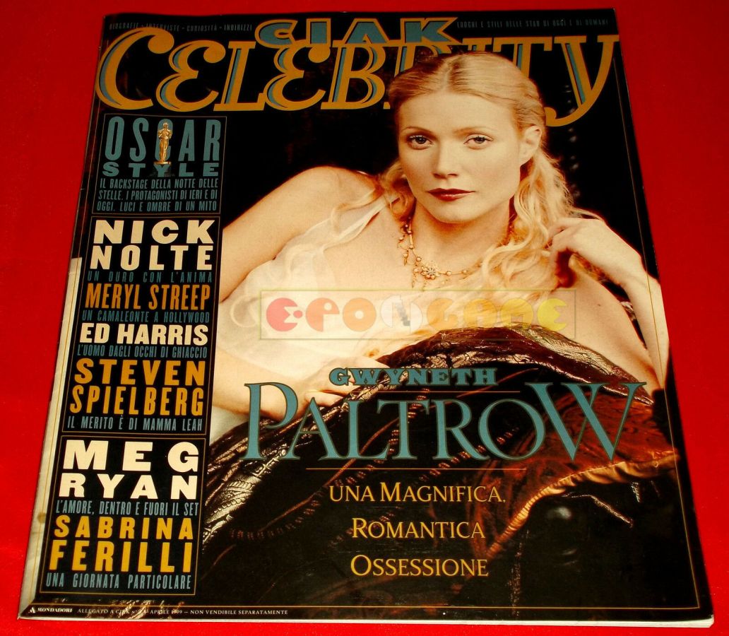 CIAK CELEBRITY magazine cover Issue 4 April 1999