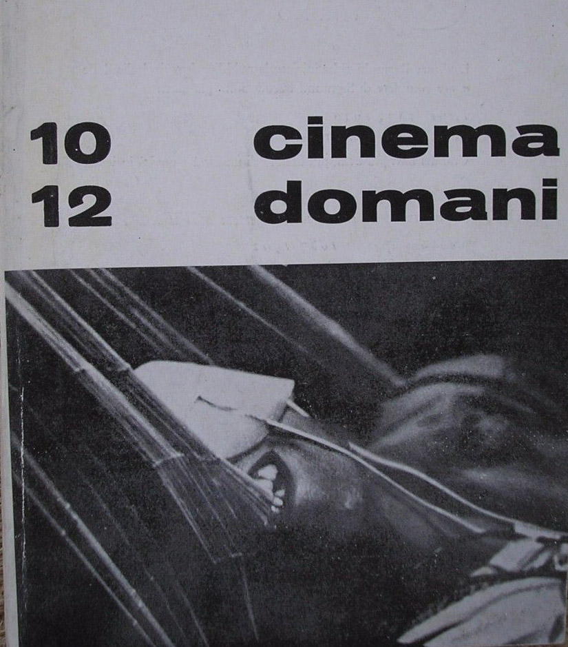CINEMA DOMANI magazine side cover Issue 10-12   1963