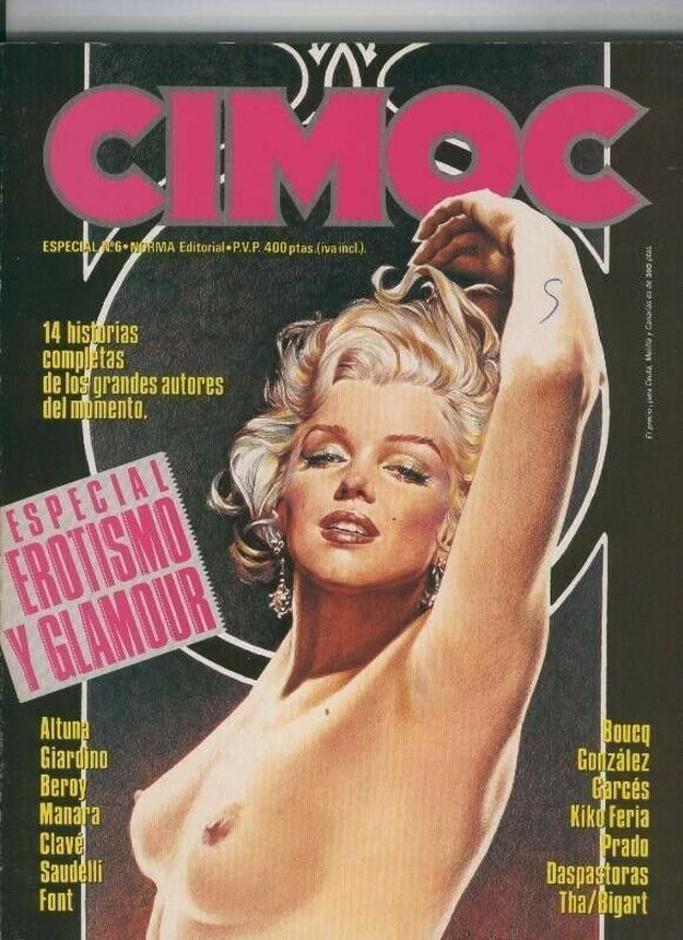 CIMOC ESPECIAL magazine side cover Issue 6   1986