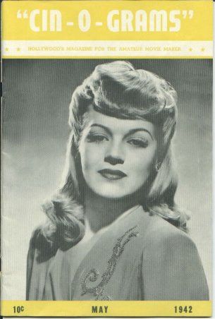 CIN-O-GRAMS magazine side cover Vol 2 # 4 May 1942