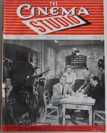 CINEMA STUDIO | THE magazine cover 3 August 1949