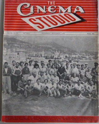 CINEMA STUDIO | THE magazine cover 7 September 1949