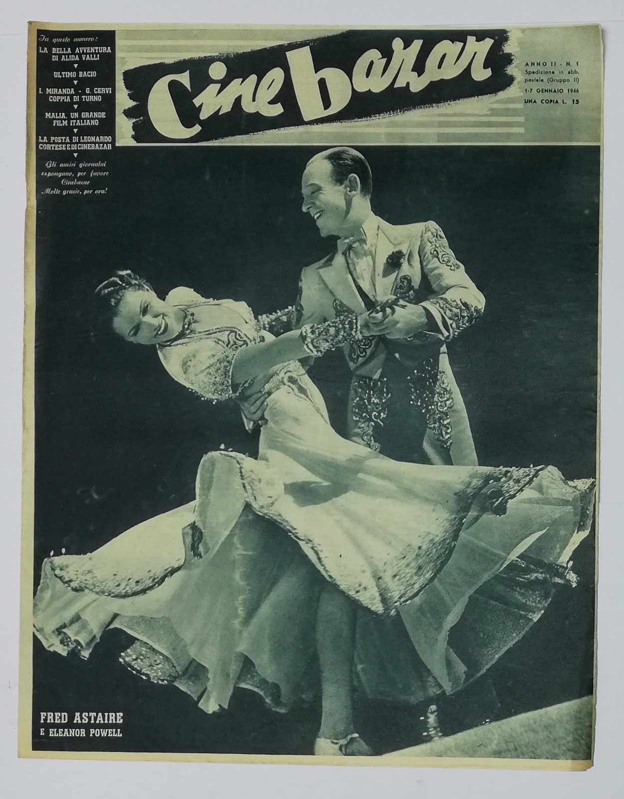 CINE BAZAR magazine cover Issue 1 1 January 1946