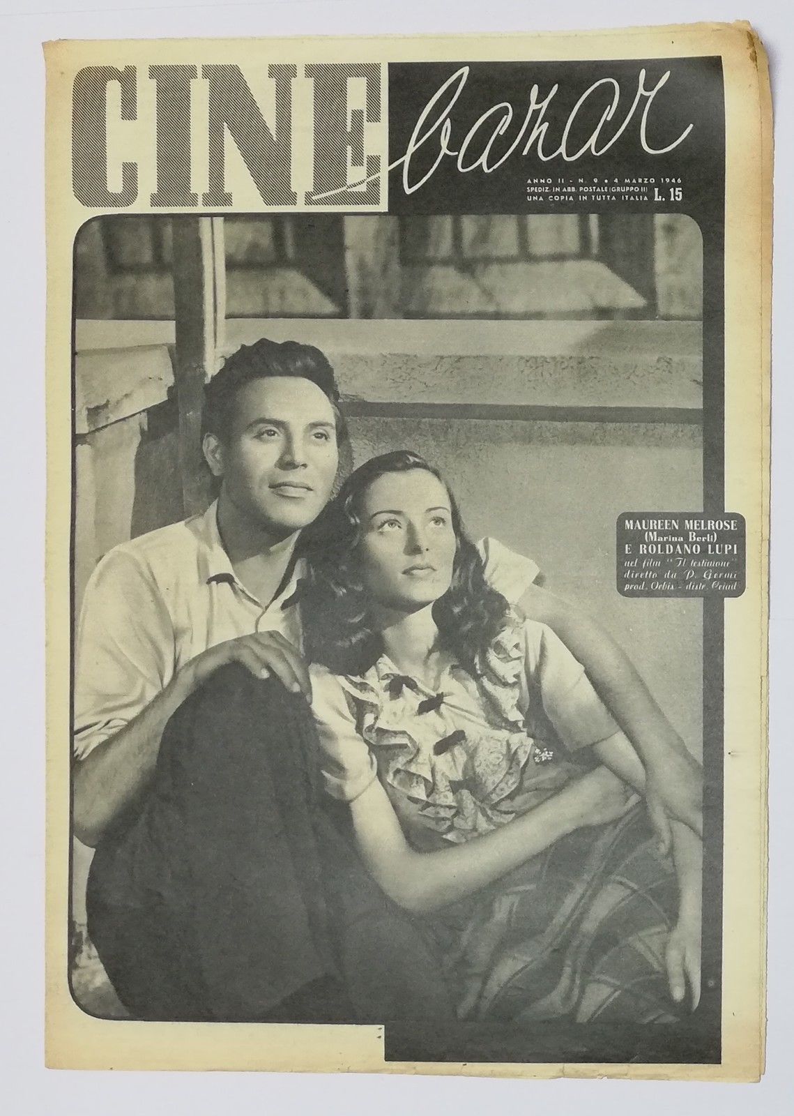 CINE BAZAR magazine cover Issue 9 4 March 1946