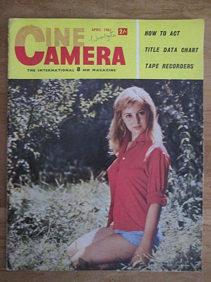 CINE CAMERA magazine cover  April 1961