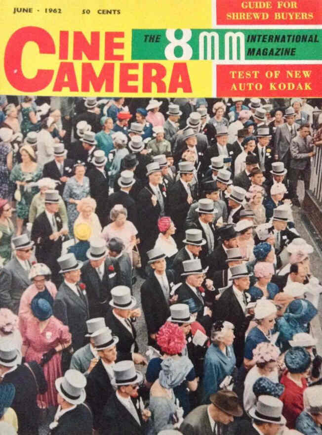 CINE CAMERA magazine cover June 1962