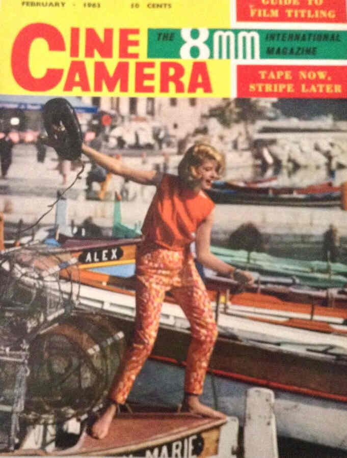 CINE CAMERA magazine cover February 1963