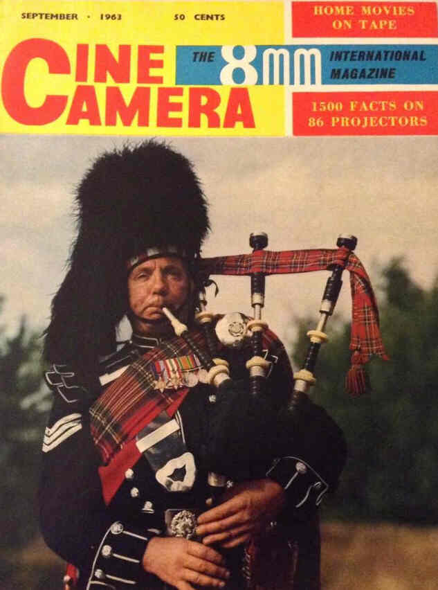 CINE CAMERA magazine cover September 1963
