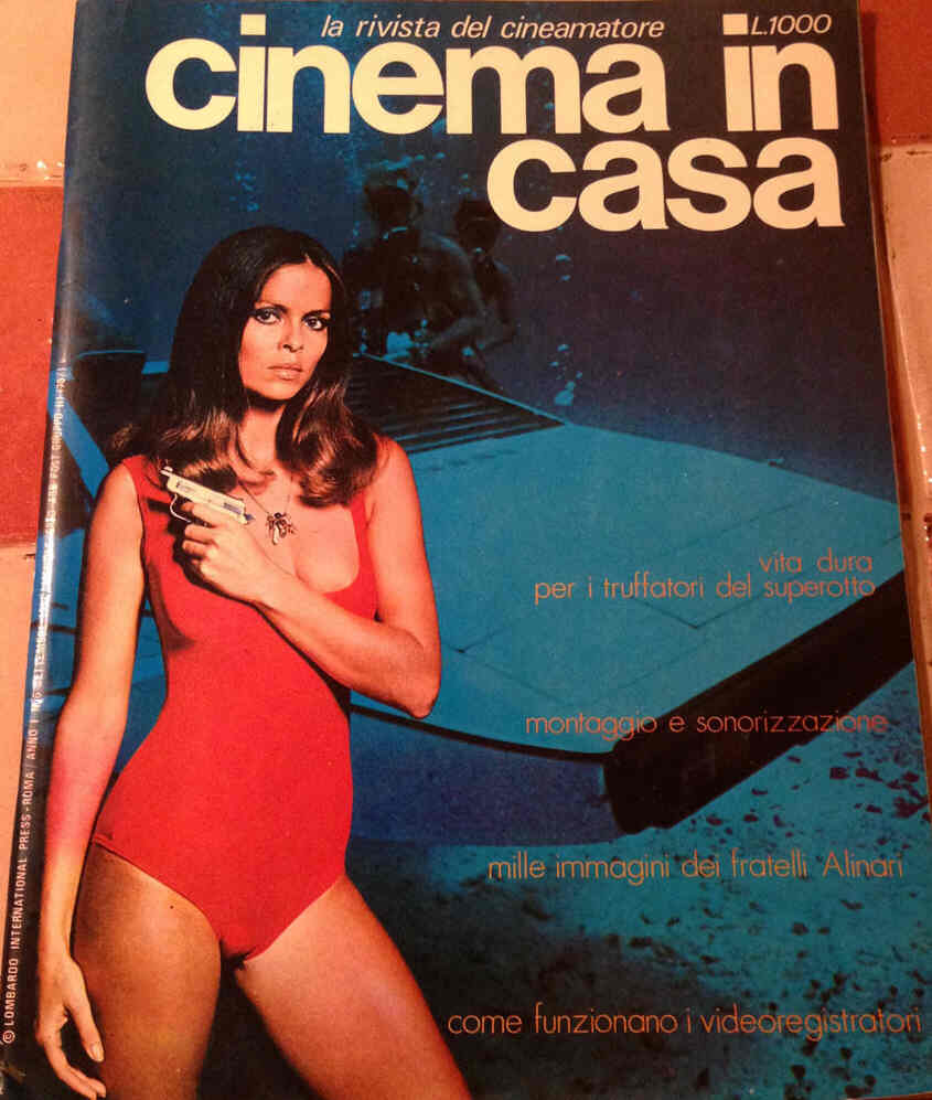 CINEMA IN CASA magazine side cover Issue 6 September 1977