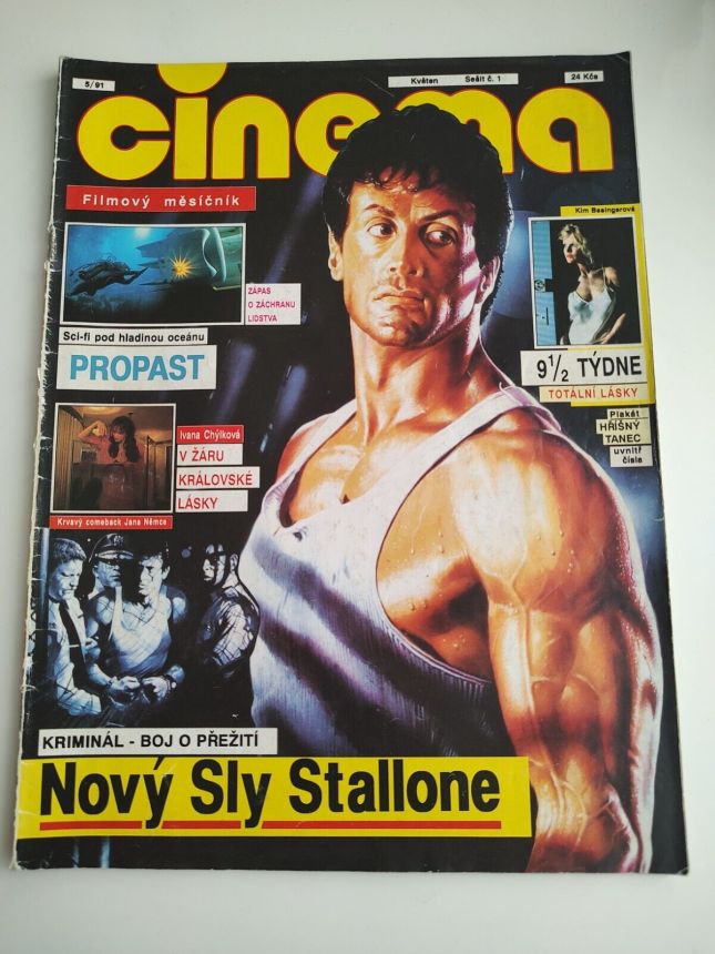 CINEMA (Cz) magazine cover  May 1991