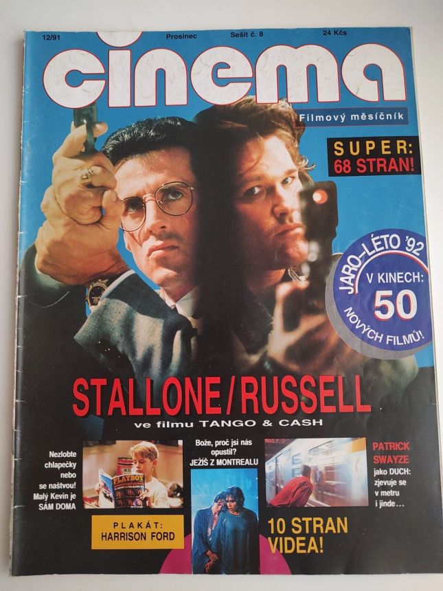 CINEMA (Cz) magazine cover  December 1991