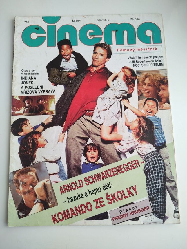 CINEMA (Cz) magazine cover  January 1992