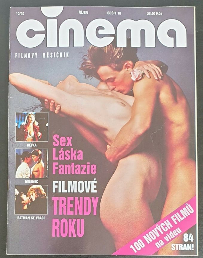 CINEMA (Cz) magazine cover  October 1992