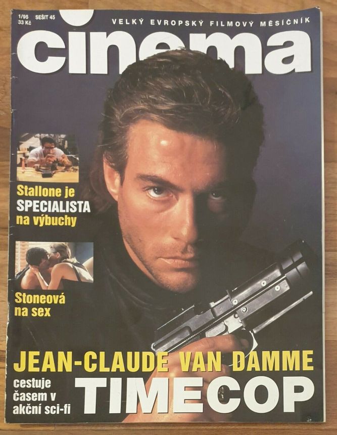 CINEMA (Cz) magazine side cover  January 1995
