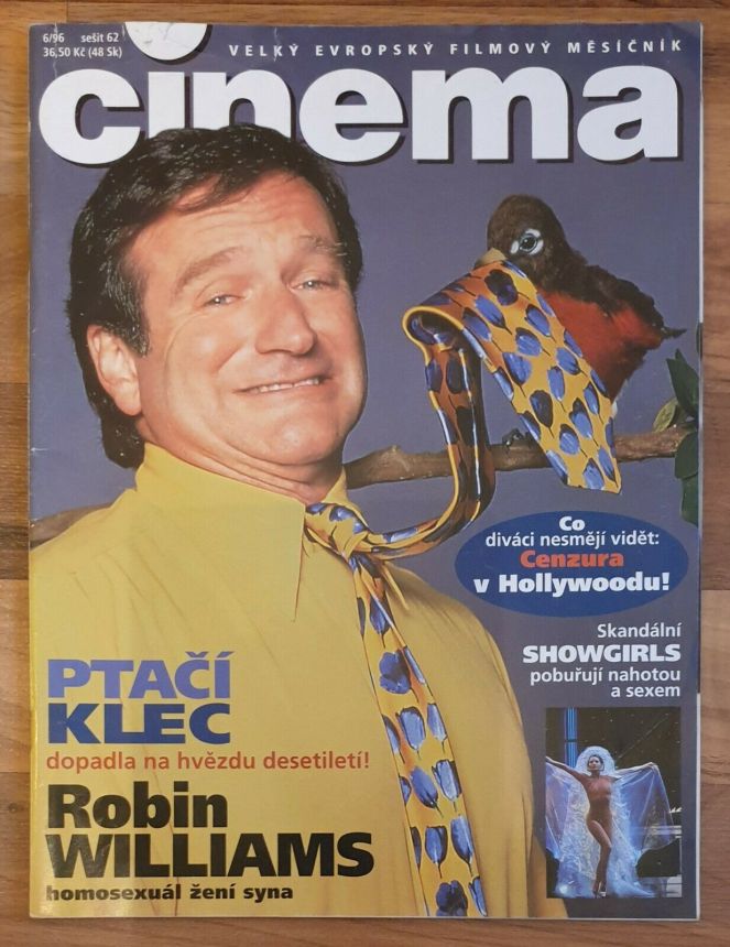 CINEMA (Cz) magazine cover  June 1996