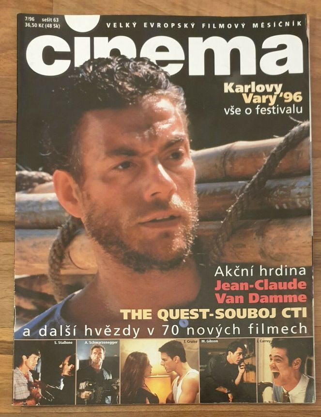 CINEMA (Cz) magazine cover  July 1996