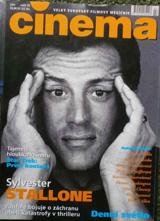 CINEMA (Cz) magazine side cover  February 1997