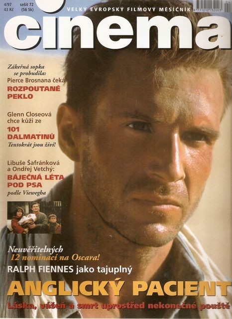 CINEMA (Cz) magazine side cover  April 1997
