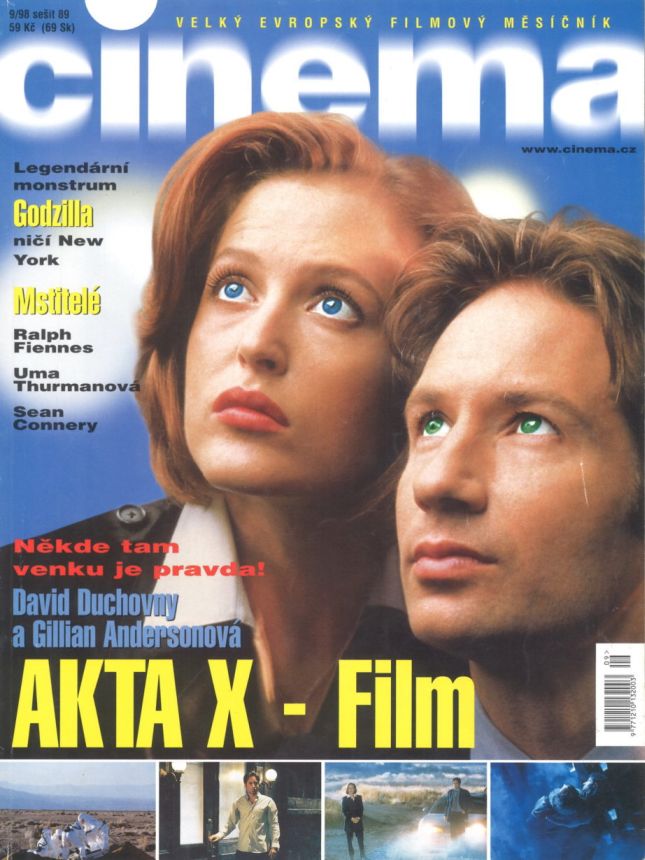 CINEMA (Cz) magazine cover  September 1998