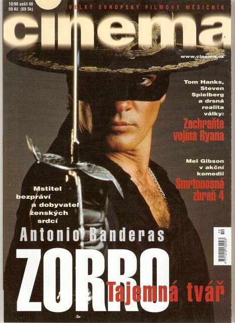 CINEMA (Cz) magazine cover  October 1998