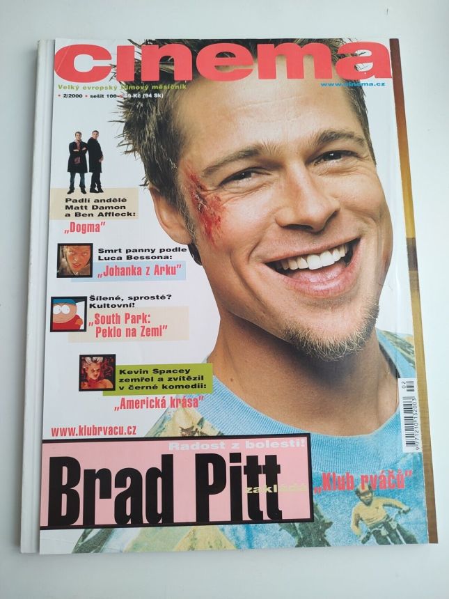 CINEMA (Cz) magazine side cover  February 2000