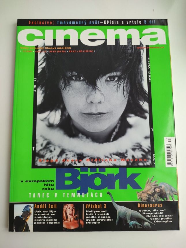 CINEMA (Cz) magazine side cover  November 2000
