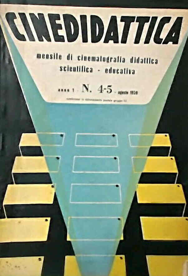CINEDIDATTICA magazine cover Issue 4-5  August 1950