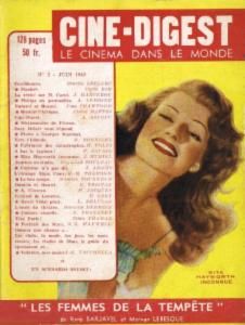 CINE-DIGEST magazine cover Issue 2 June 1949