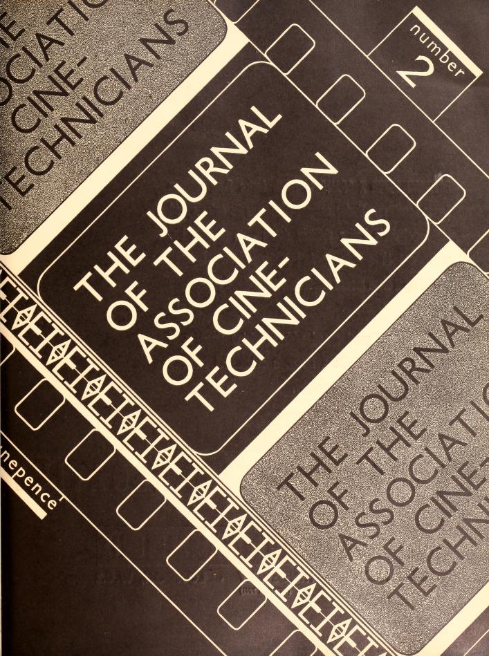 CINE TECHNICIAN magazine cover Issue 2 August 1935