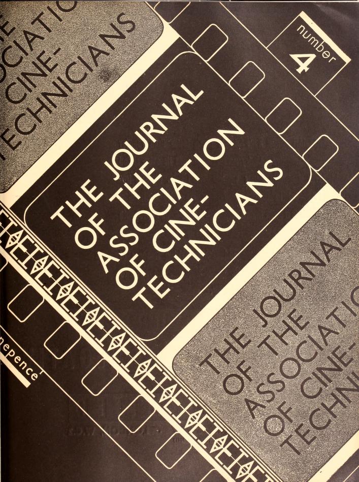 CINE TECHNICIAN magazine cover Issue 4 February 1936