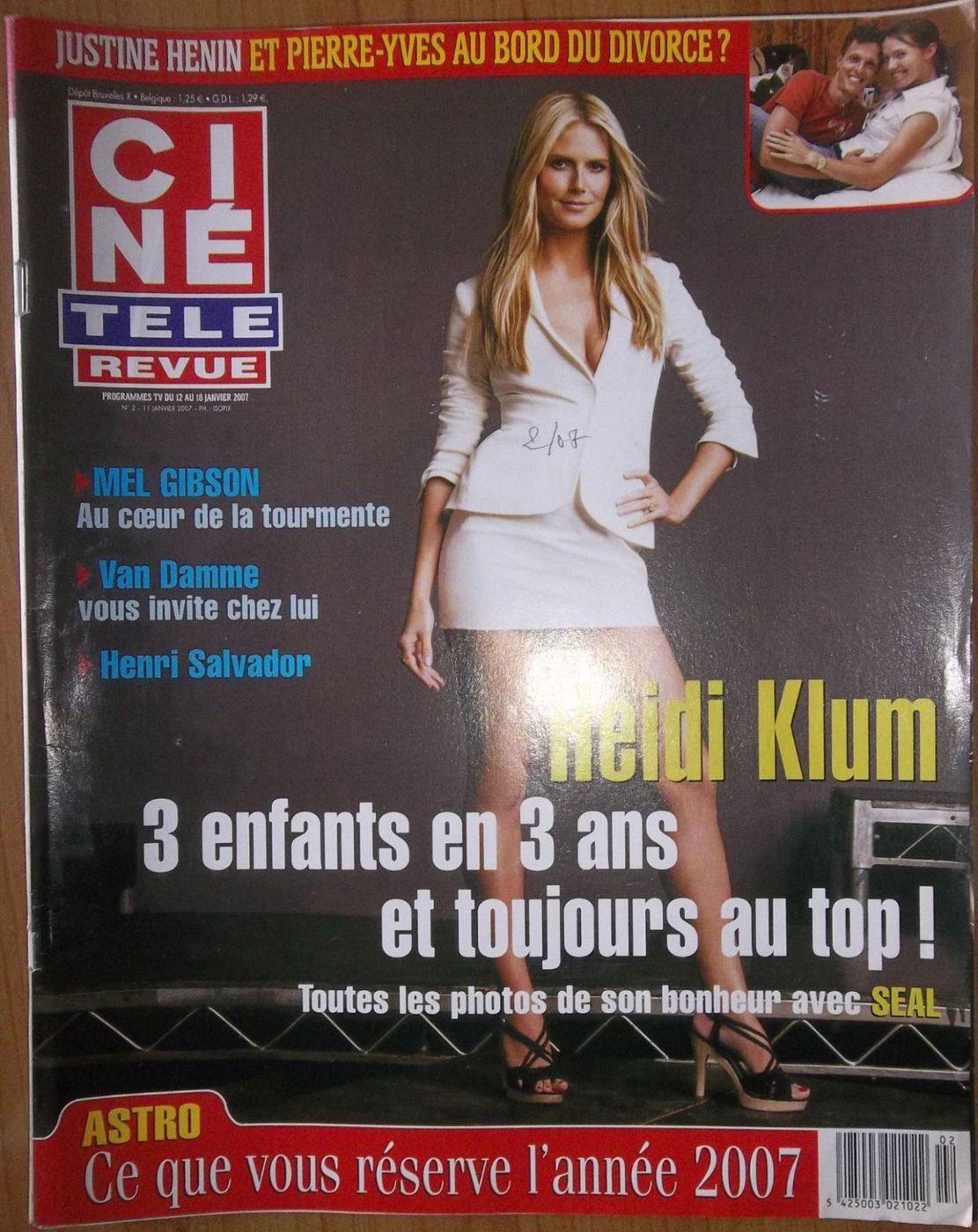 CINE TELE REVUE magazine side cover Issue 2 13 January 2007