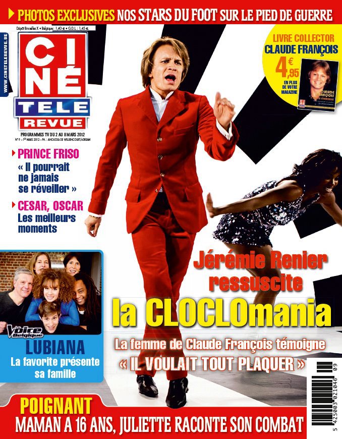 CINE TELE REVUE magazine side cover Issue 9 1 March 2012