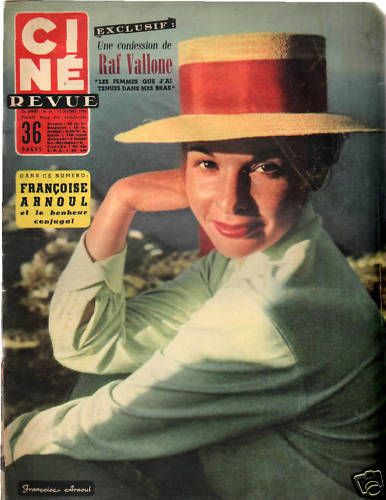 CINE TELE REVUE magazine side cover Issue 41 12 October 1956