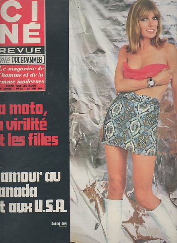 CINE TELE REVUE magazine side cover Issue 21 21 May 1970