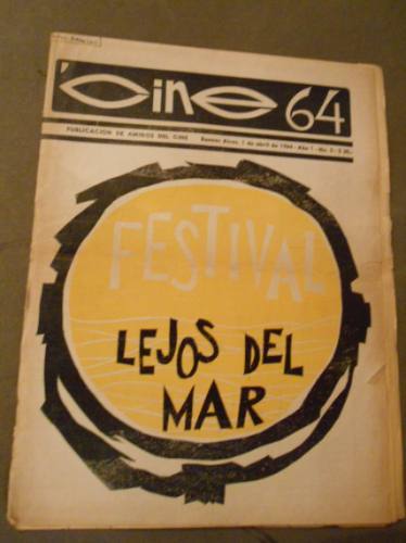CINE 64 magazine side cover Issue 5 1 April 1964