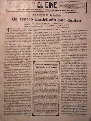 CINE | EL magazine cover Issue 254 23 November 1916