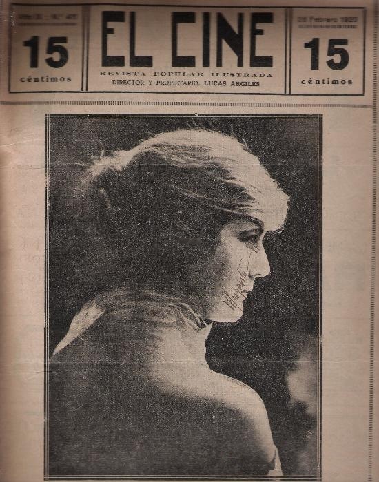 CINE | EL magazine cover Issue 411 19 February 1920