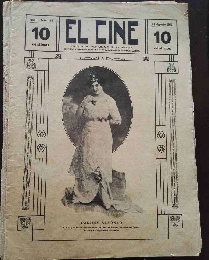 CINE | EL magazine cover Issue 83 16 August 1913